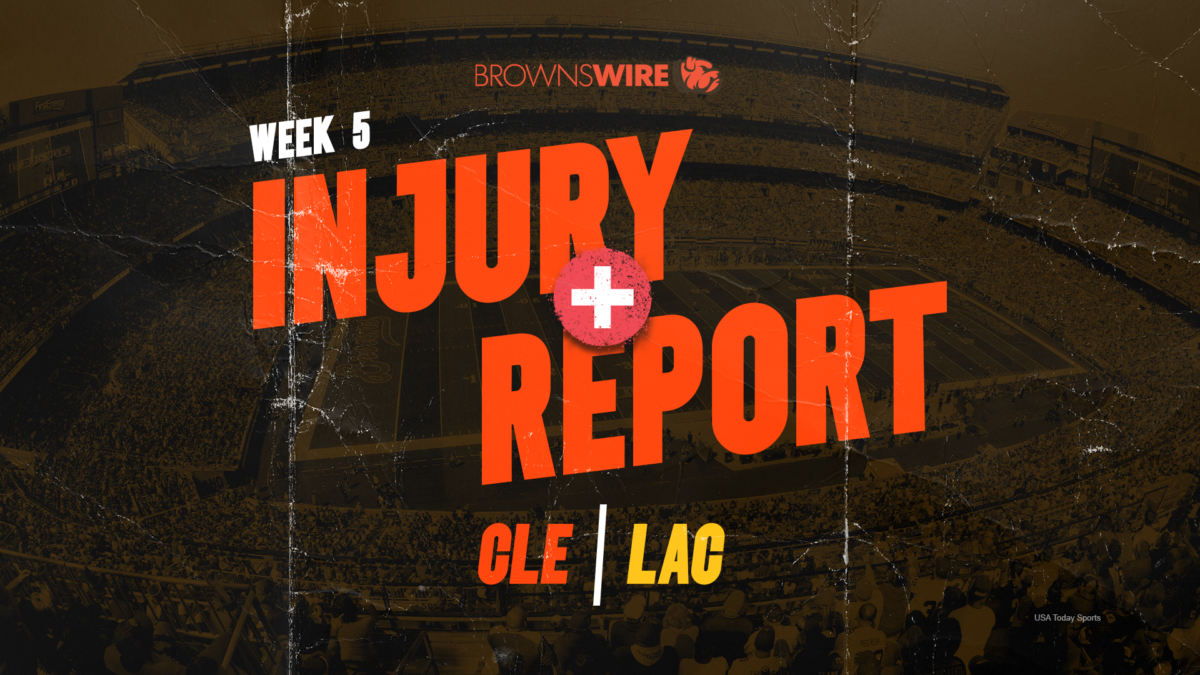 Browns vs. Chargers injury report drops, nobody is ruled out