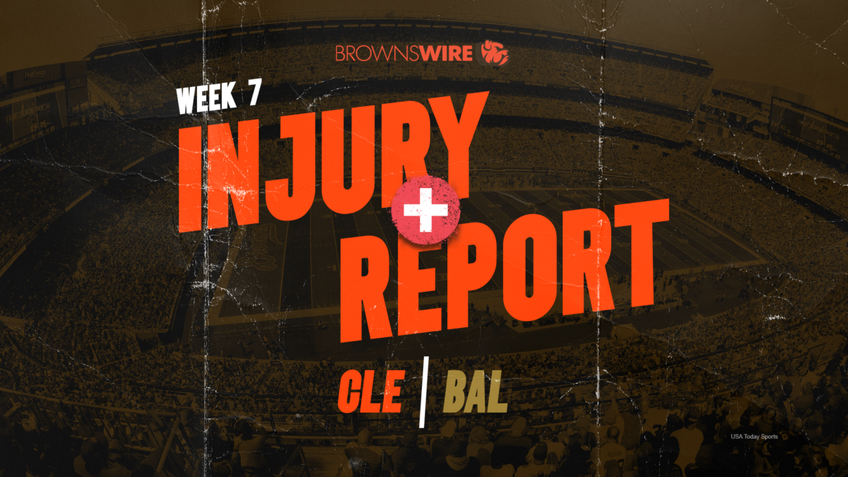 Browns Injury Report: 8 miss practice Wednesday as Ravens approach