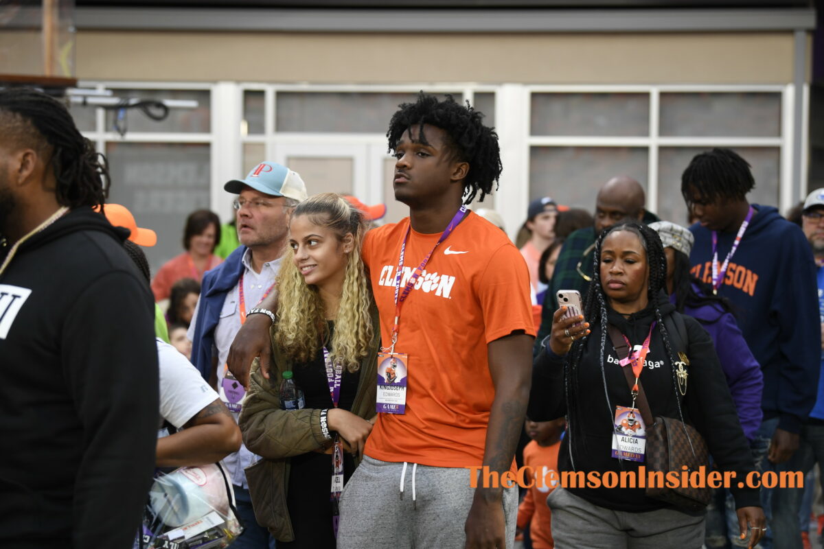 One of the nation’s top athletes gets first feel for Clemson