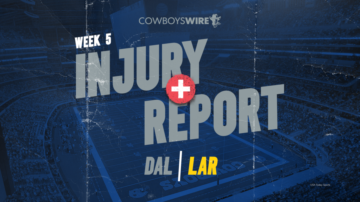 Cowboys-Rams initial injury report has whopping 17 names ahead of Week 5 tilt
