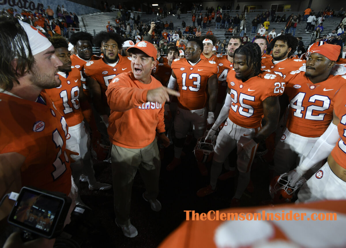 Clemson drops again in this national analyst’s rankings