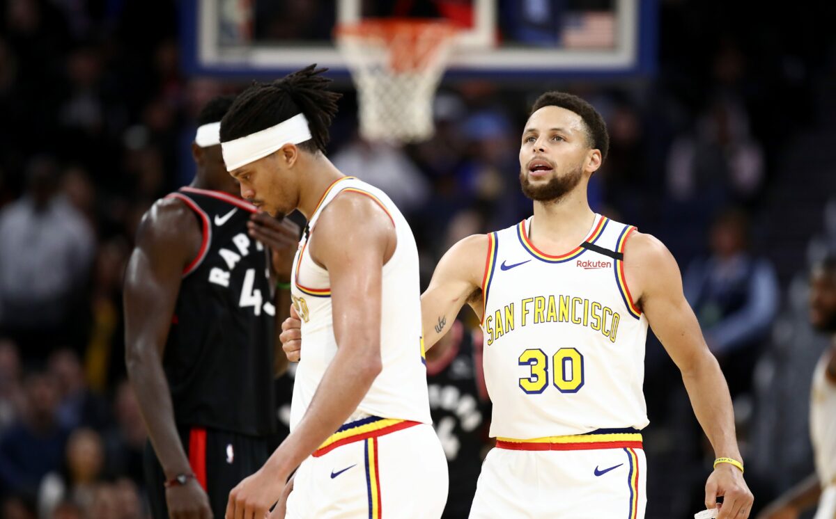 Steph Curry screamed so loud after Damion Lee’s game-winner that he hilariously woke up his son