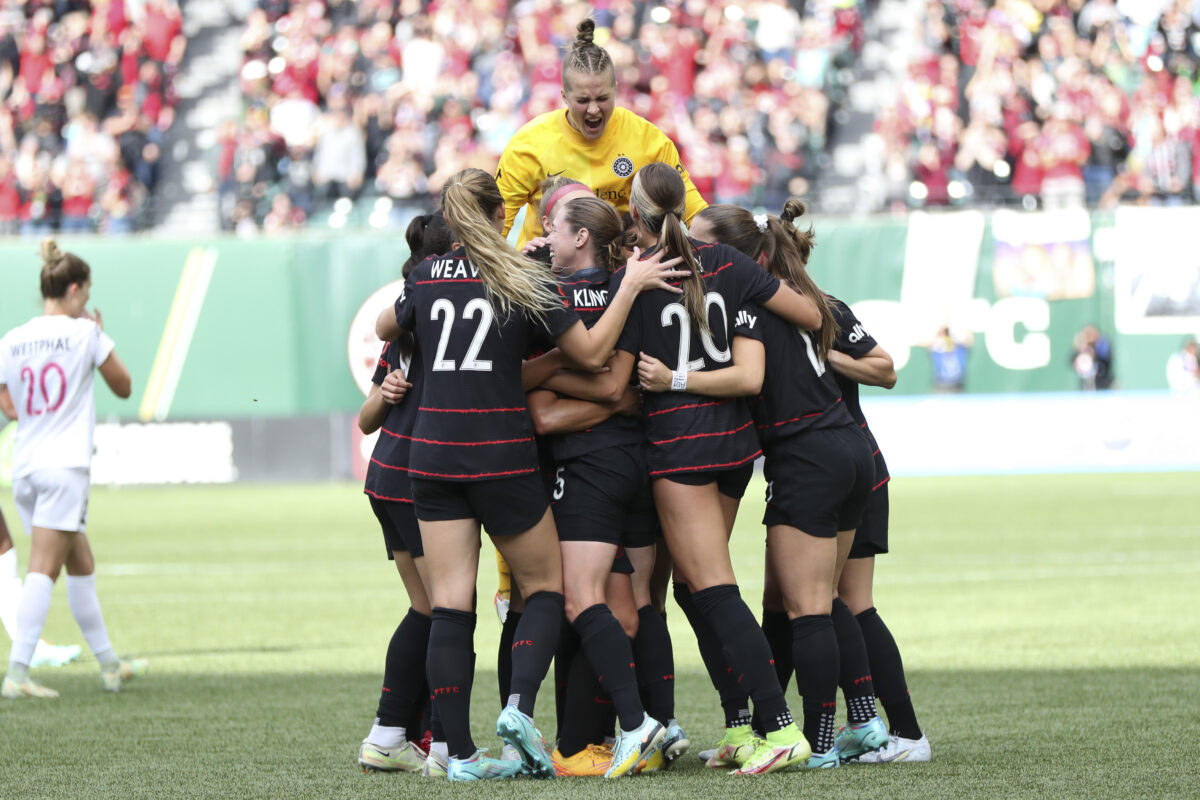 Crystal Dunn delivers catharsis for Portland Thorns in NWSL playoff win over San Diego Wave
