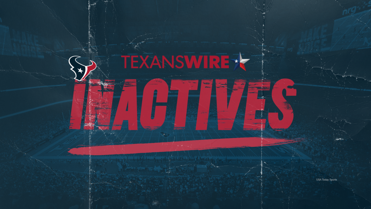Texans vs. Chargers Week 4 inactives: TE Pharaoh Brown out