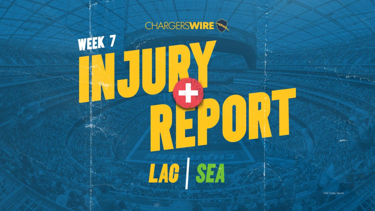 Chargers injury updates ahead of matchup with Seahawks in Week 7