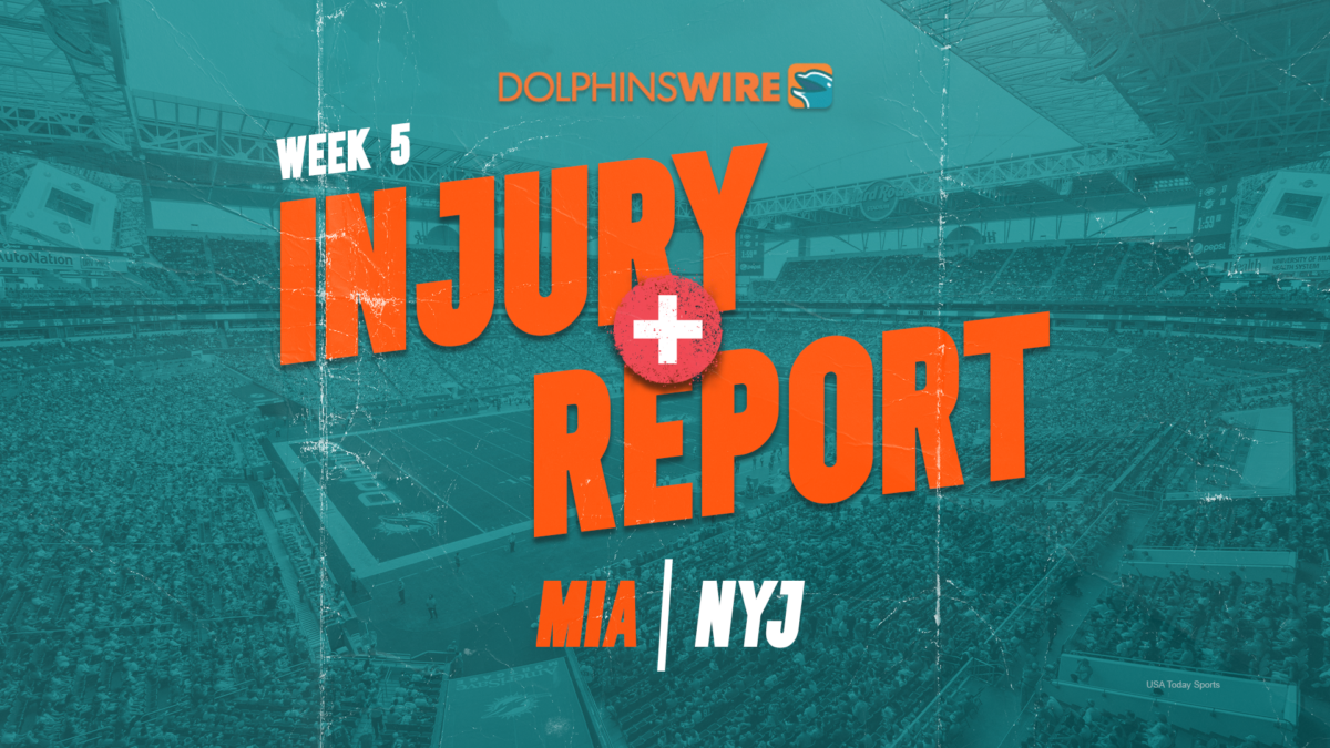 Dolphins injury report: 17 players listed ahead of Jets game