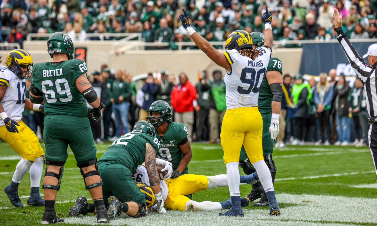 Waiting for MSU rematch, Michigan football players insist loss to rival ‘not happening again’ in 2022