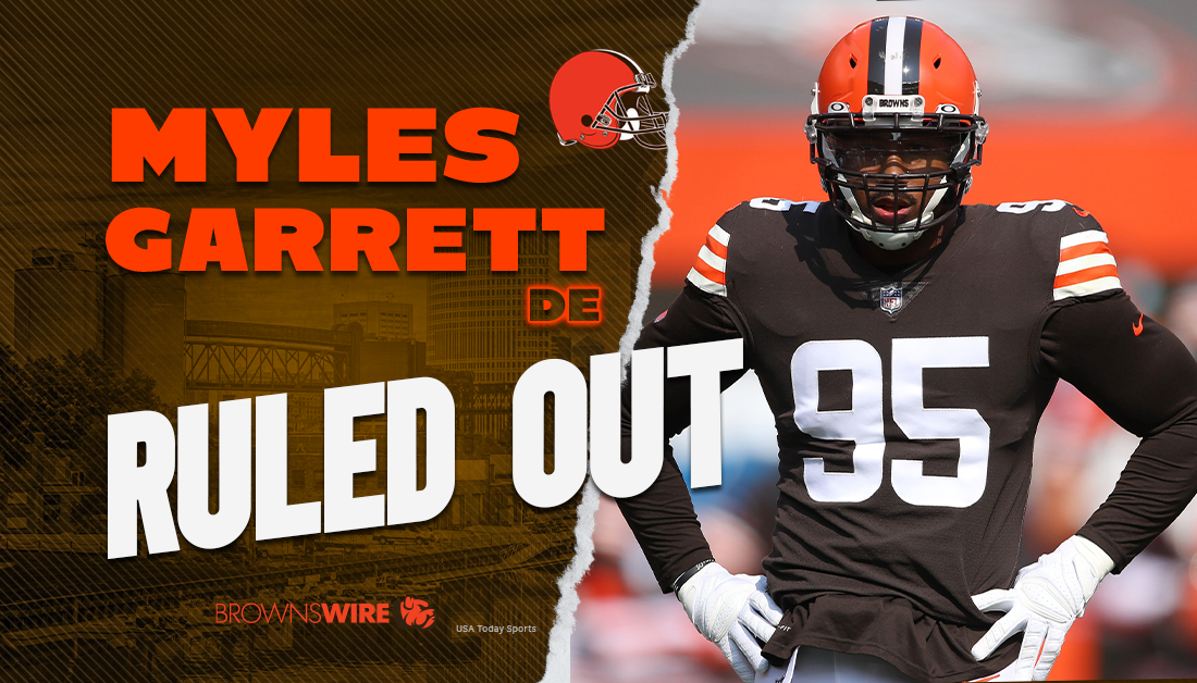 Browns rule out Myles Garrett vs. Falcons as he recovers from accident