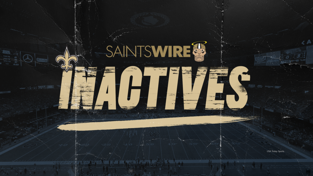 Saints’ top 2 WRs, CBs inactive vs. Cardinals