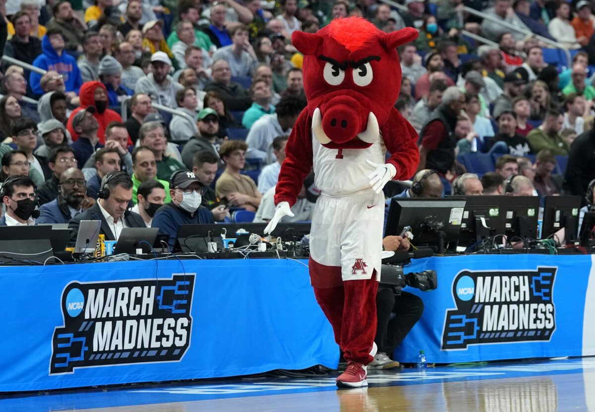Which Arkansas basketball player was named preseason All-American?