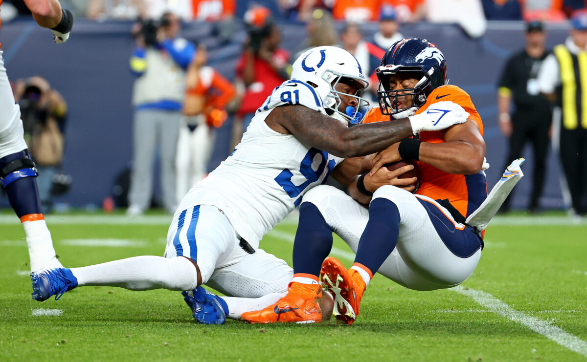 Broncos QB Russell Wilson has been sacked 6th-most this season