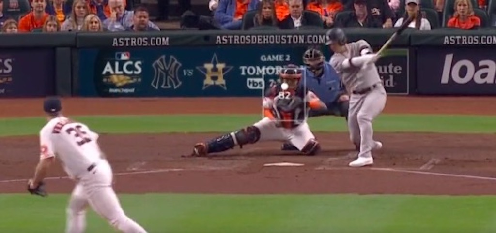 Justin Verlander’s beautiful 82 mph curveball led to the saddest swing by the Yankees’ Josh Donaldson