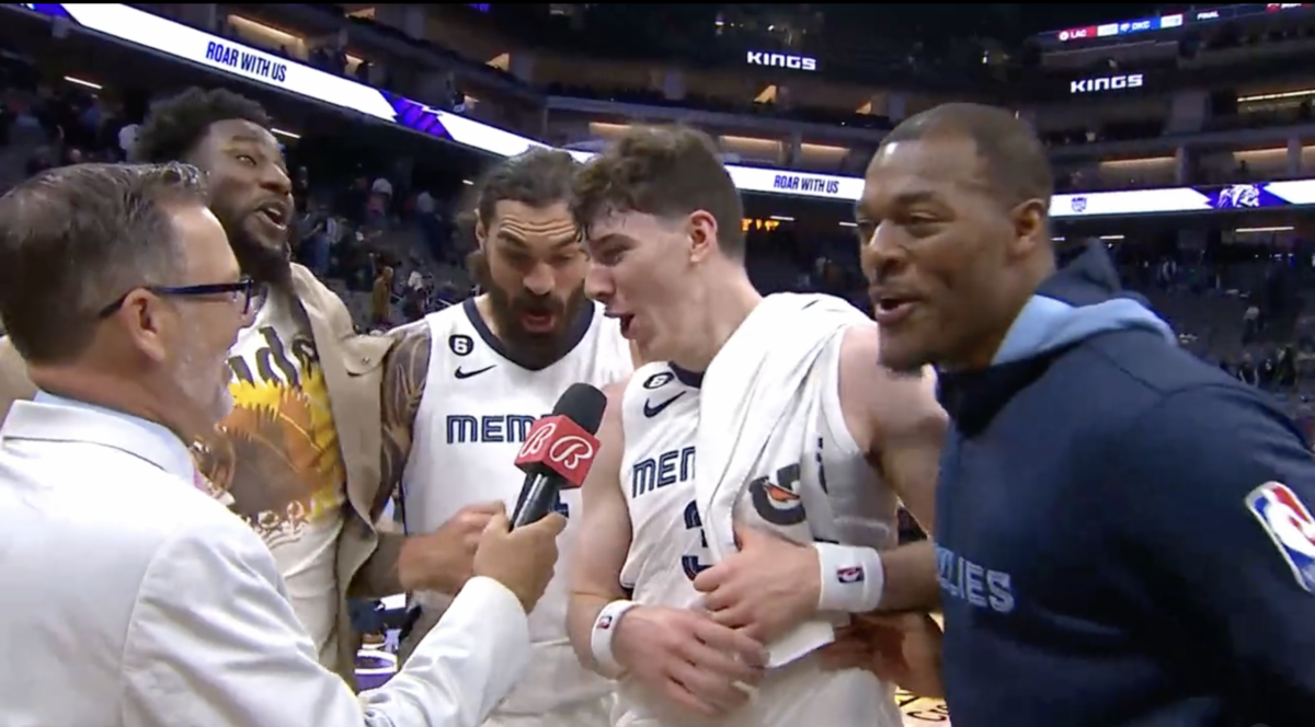 Grizzlies players borrow Ronaldo’s ‘SIIIUUU!’ celebration after victory, and the vibes are immaculate