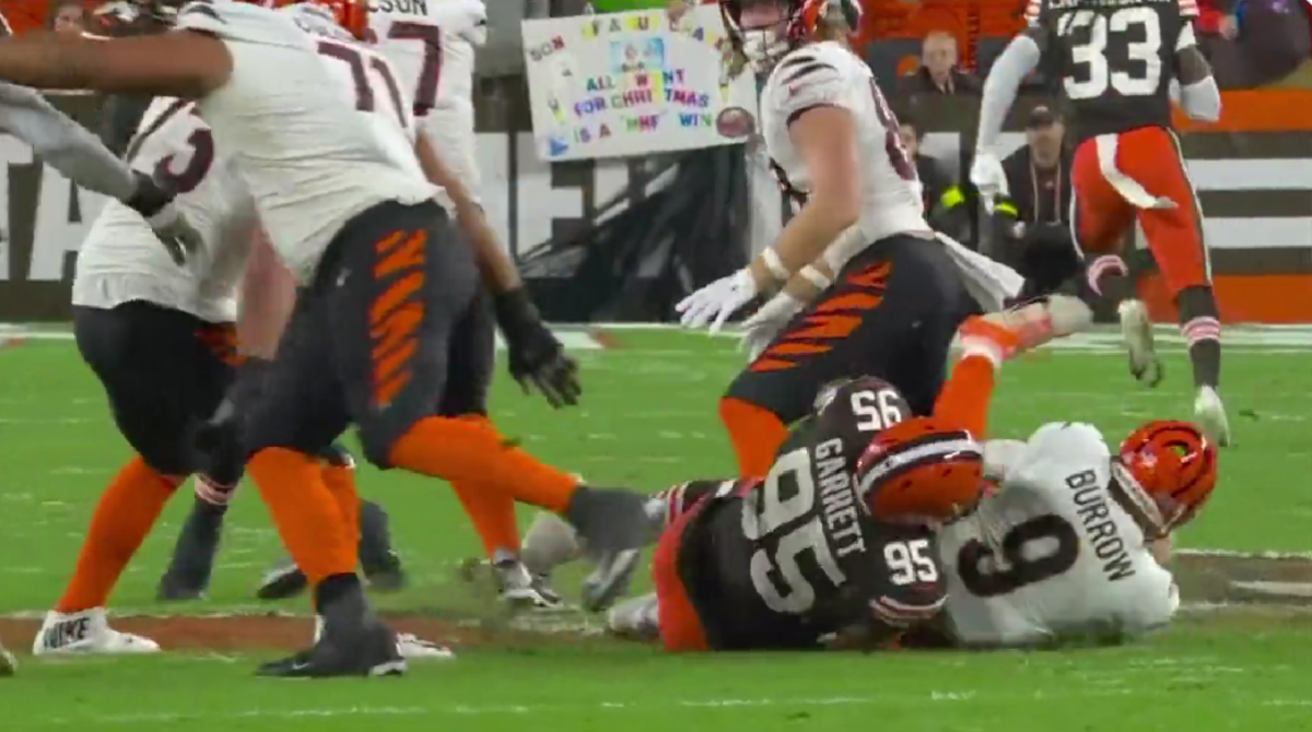 Myles Garrett turned pass rushing into an art form with a picture-perfect spin move vs. the Bengals