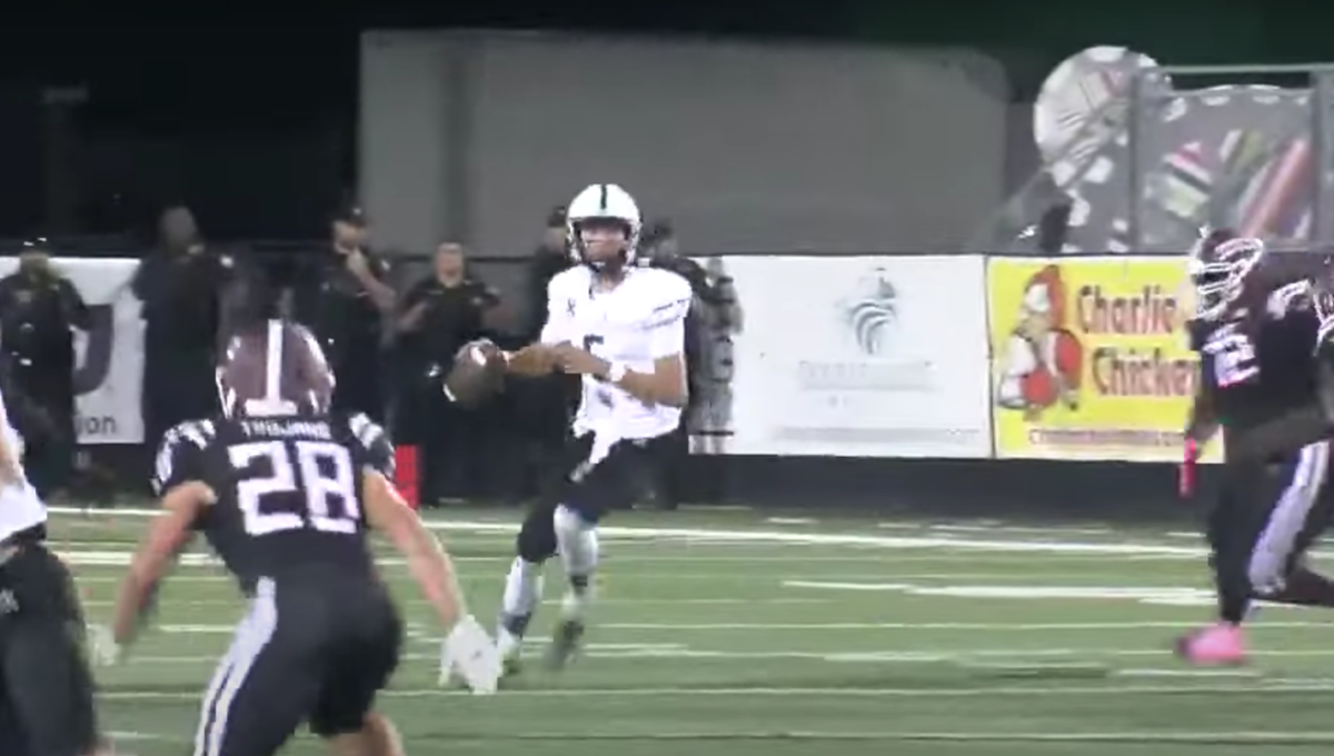 Watch: Norman North QB Kamden Sixkiller throws a 35-yard dime for a touchdown