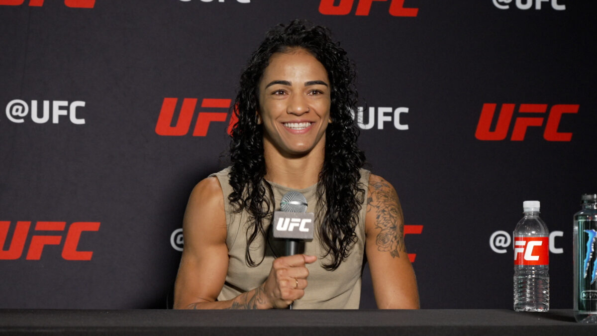 Viviane Araujo realistic about title chances ahead of UFC Fight Night 212: ‘I see other opponents in a better spot’