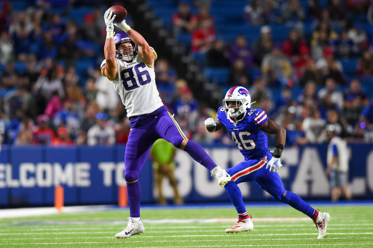 3 tight ends tryout for the Vikings on Thursday
