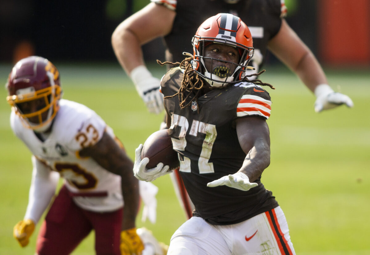 WATCH: Kareem Hunt puts the Browns back on top vs. Chargers
