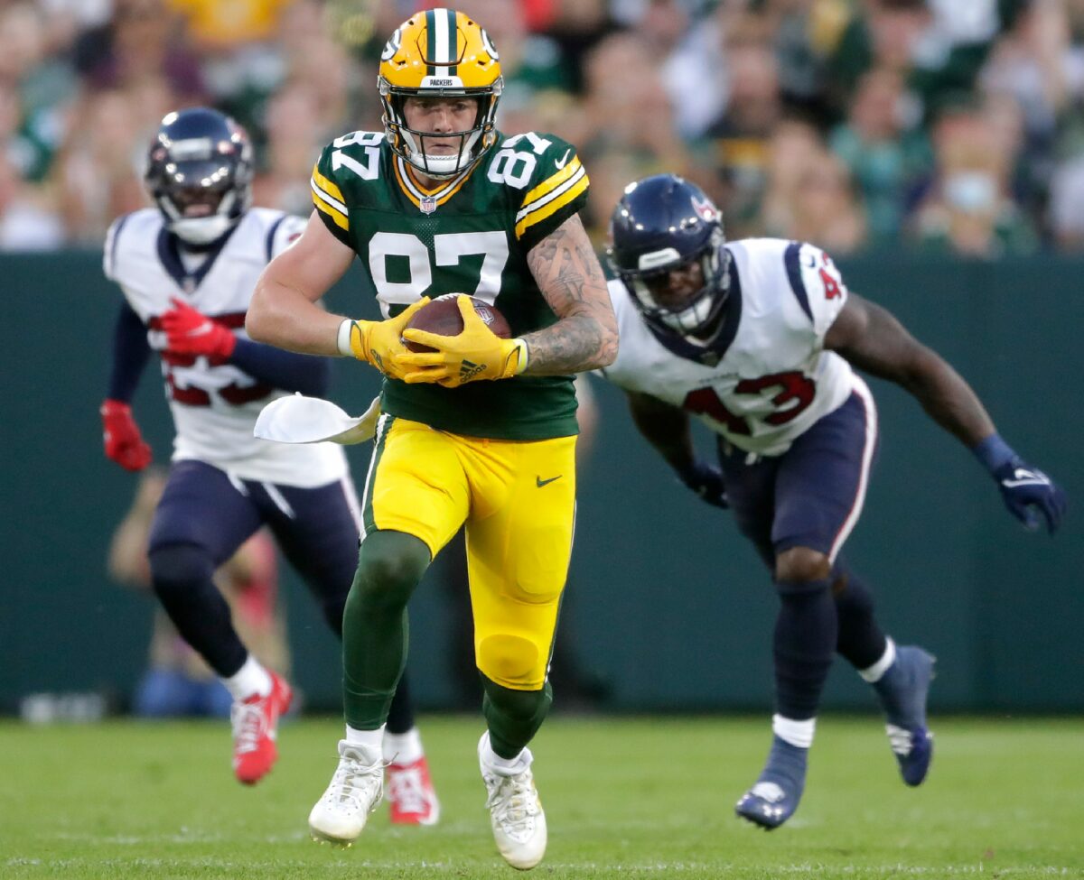 Former Packers TE Jace Sternberger wrote this epic tweet about Terry McLaurin and Green Bay