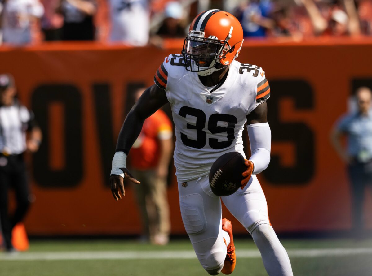 Browns release Richard LeCounte III from practice squad