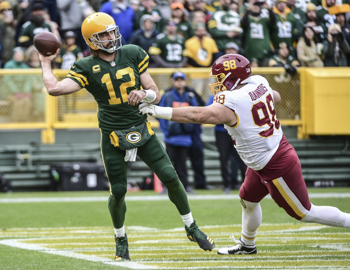 Commanders open as 5.5-point underdogs to Packers in Week 7