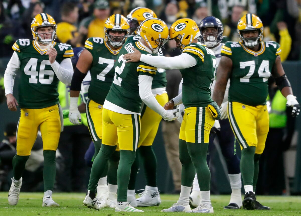 Mason Crosby kicks game-winning field goal for Packers as OT expires