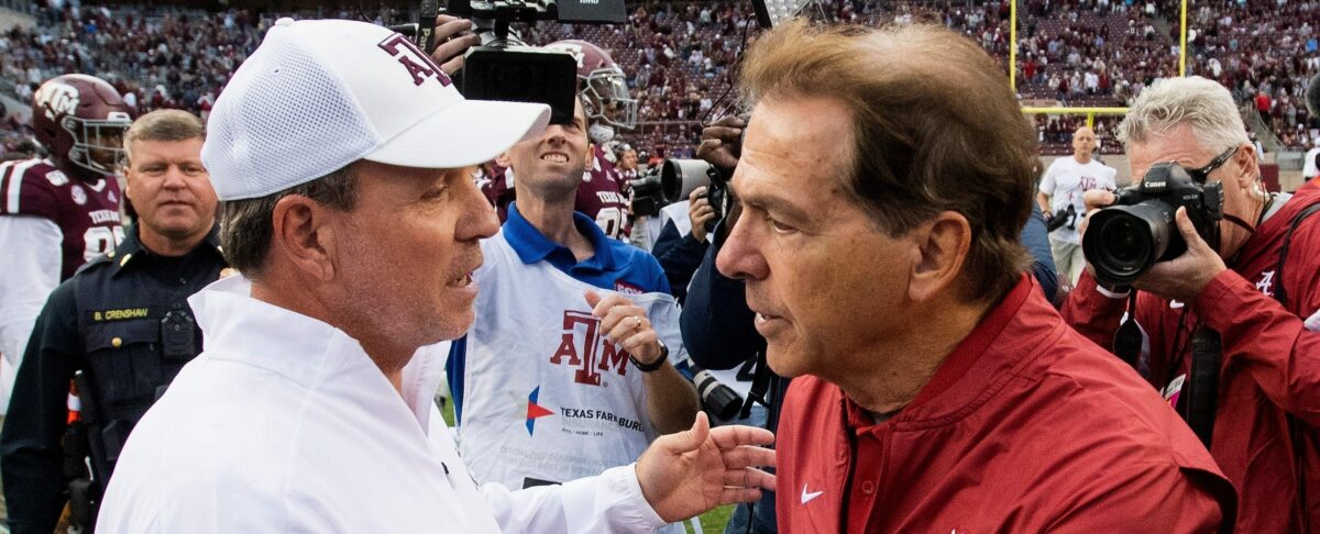 First look: Texas A&M at Alabama odds and lines