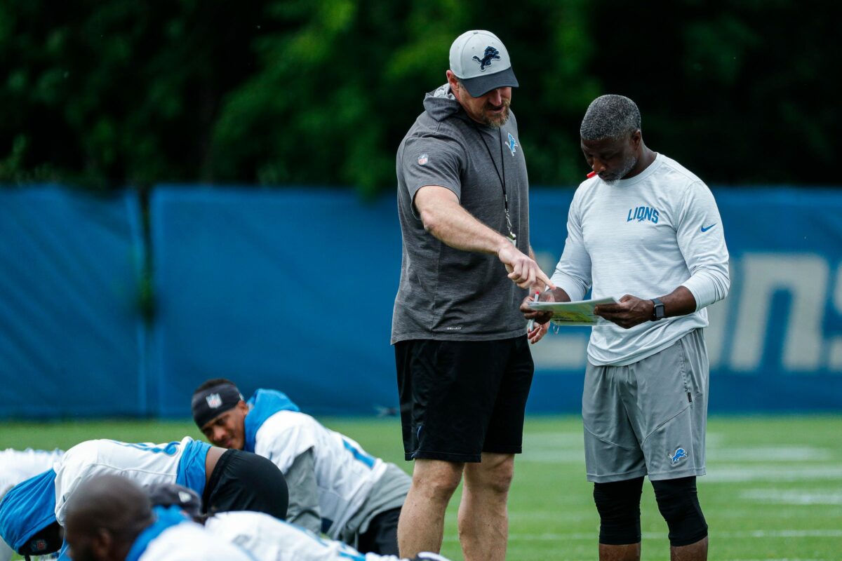 Dan Campbell: ‘I believe Aaron Glenn is the right man for the job’ running the Lions defense