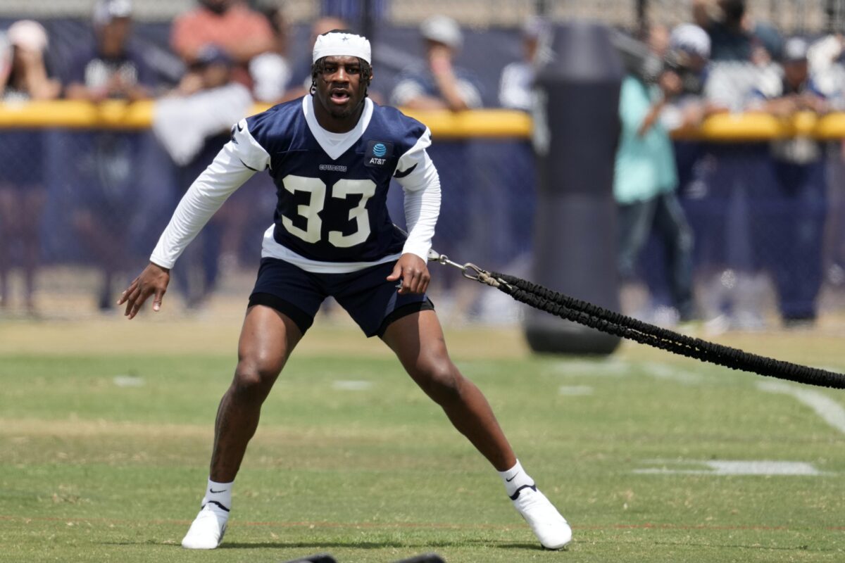Cowboys rookie LB Damone Clark practices for first time as 21-day activation window opens