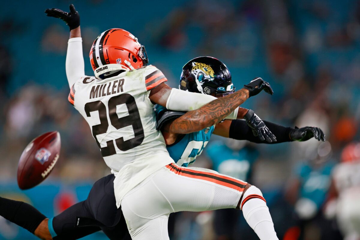 Browns sign Thomas Graham Jr., Herb Miller to active roster, elevate 2 more vs. Bengals