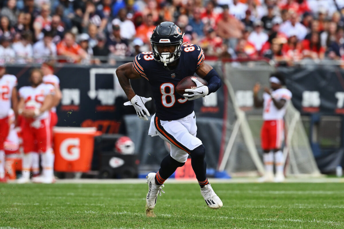 Chiefs to sign former Bears WR Dazz Newsome to practice squad