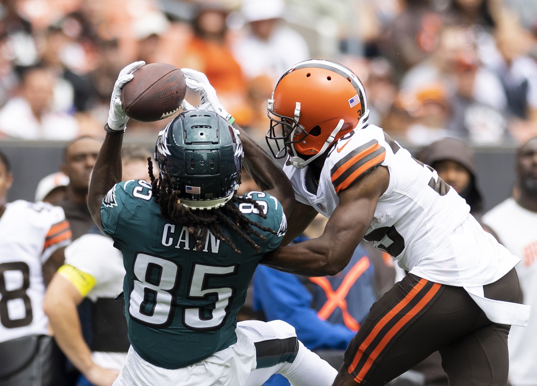 Eagles release WR Deon Cain from practice squad after signing CB Javelin Guidry