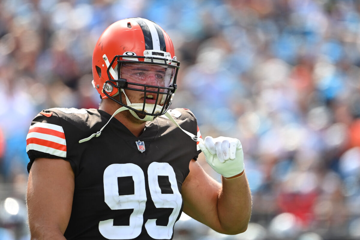 WATCH: Taven Bryan records first sack with Browns vs. Ravens