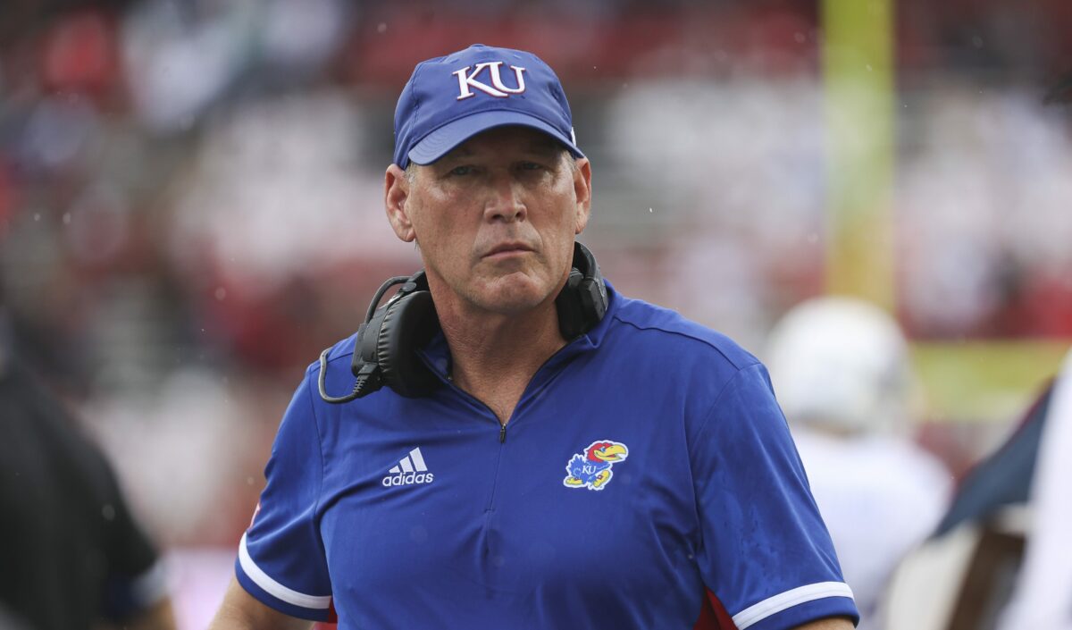 Kansas HC Lance Leipold comments on Wisconsin football job opening