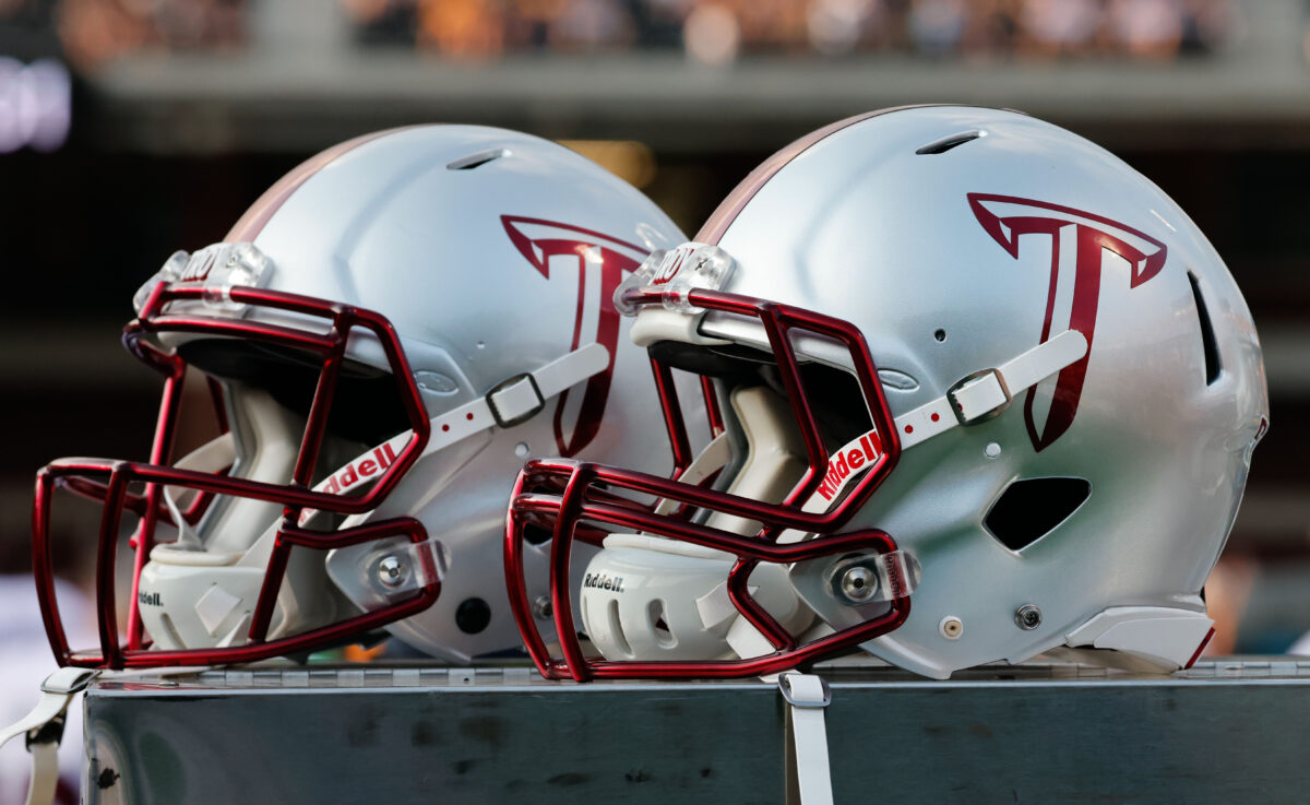 LOOK: Troy to wear ‘throwback’ helmet with identical logo as Michigan State