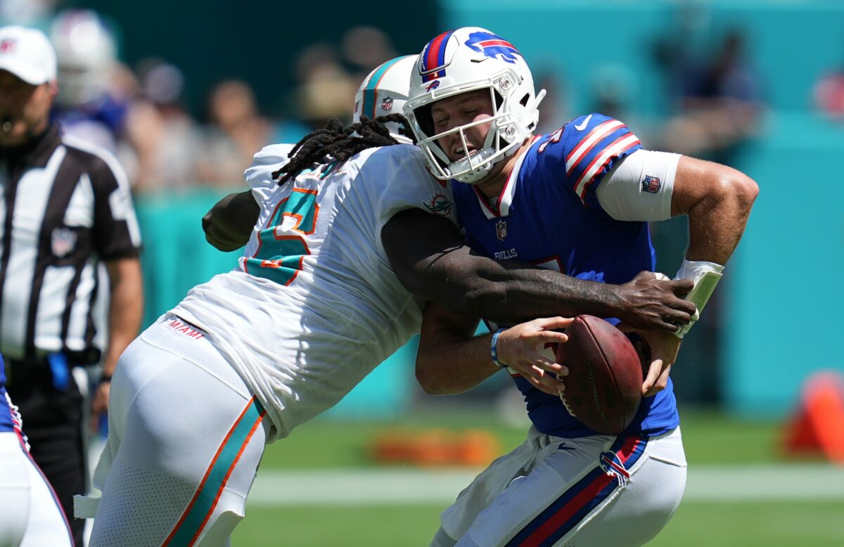 Even Bills QB Josh Allen has issue with recent roughing the passer calls (video)