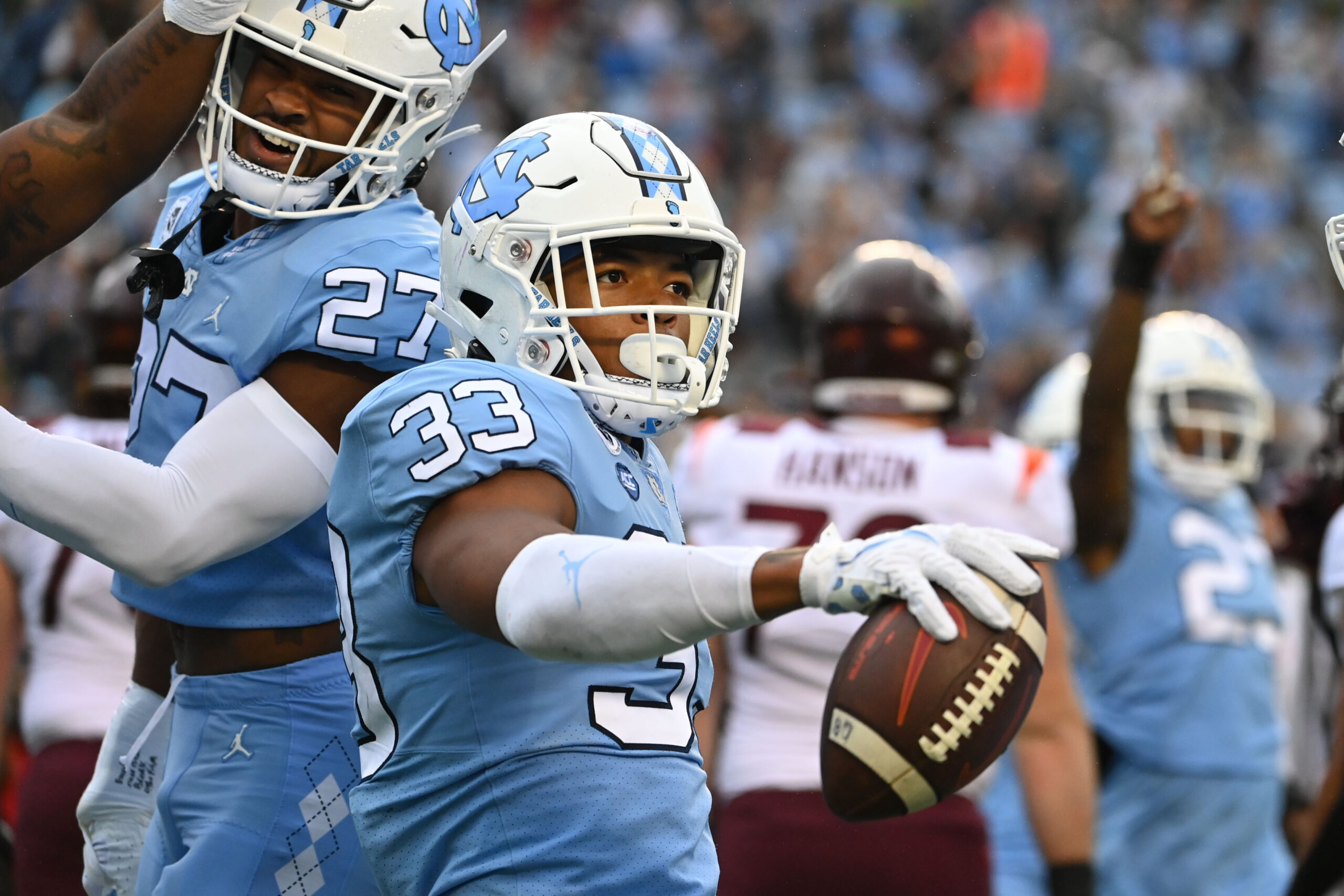 North Carolina’s defense steps up in a blowout win against Virginia Tech