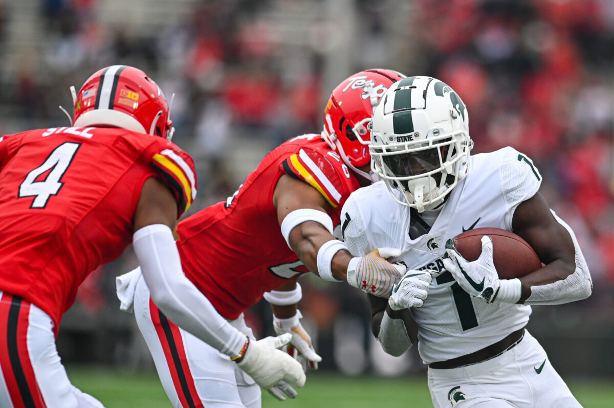 Best photos from Michigan State football’s deflating loss at Maryland