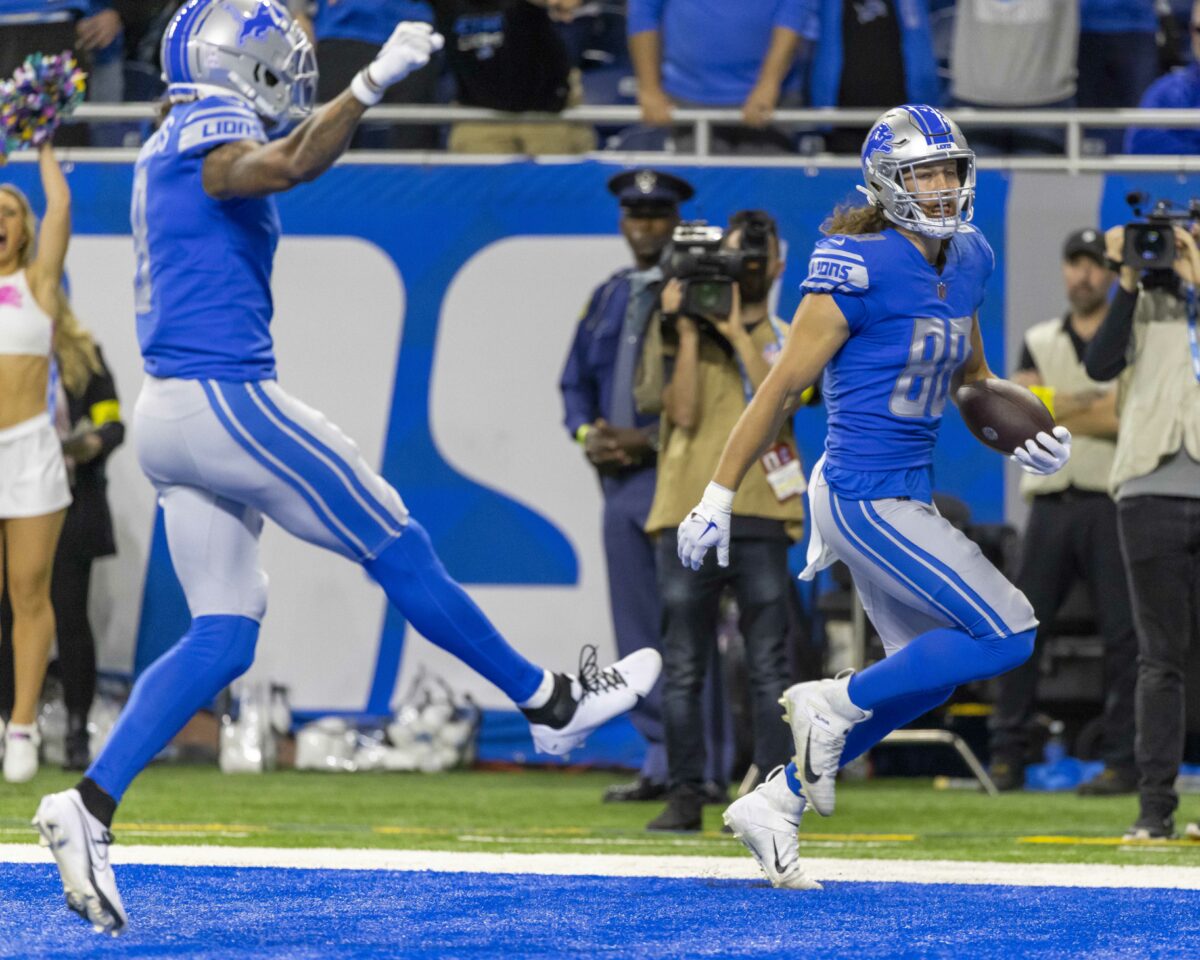 Lions highlight: T.J. Hockenson rumbles for 81 yards
