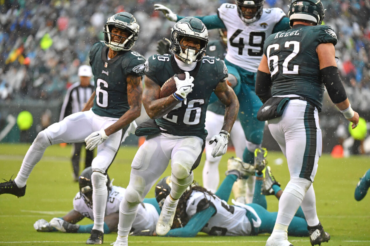 How the Eagles ran the ball against the Jaguars to a historically great degree