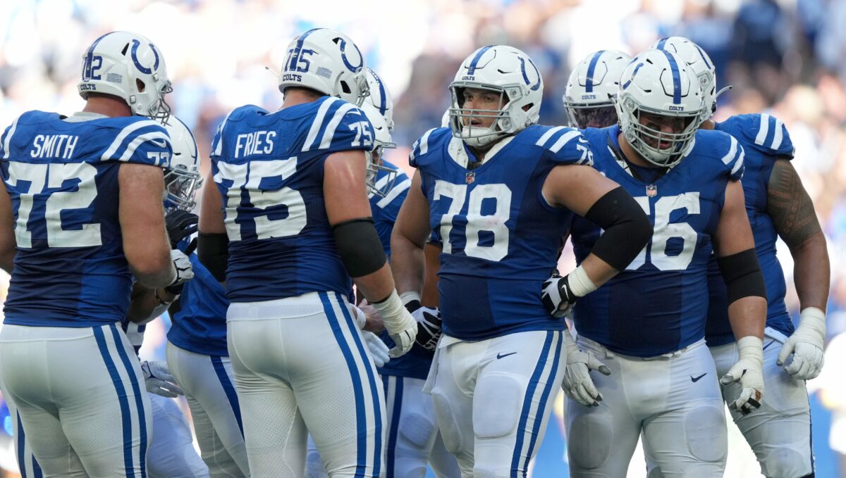 Colts make major changes to starting offensive line