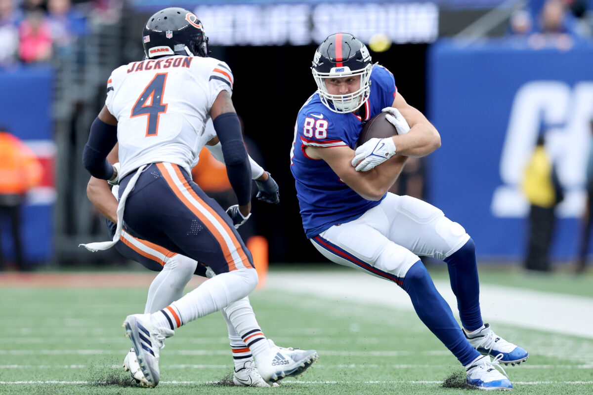 Giants have growing trust in Tanner Hudson, tight ends
