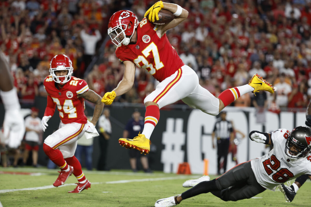 Chiefs’ Travis Kelce shares thoughts on climbing NFL’s all-time tight end leaderboards