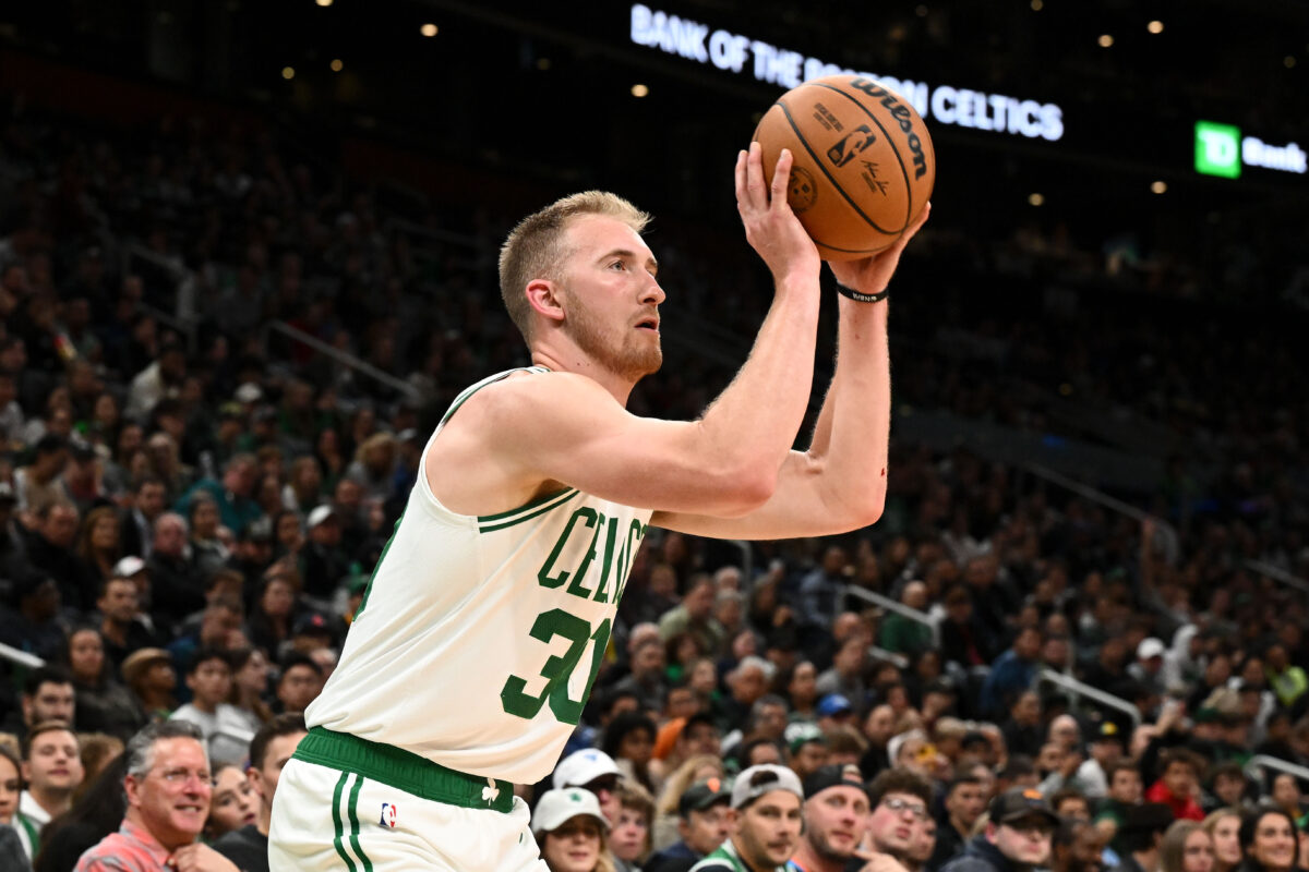 Sam Hauser Boston Celtics highlights vs. Toronto Raptors (10/5)