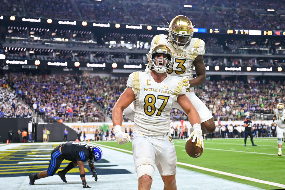 First watch: Thoughts on Notre Dame’s first half against BYU in Shamrock Series
