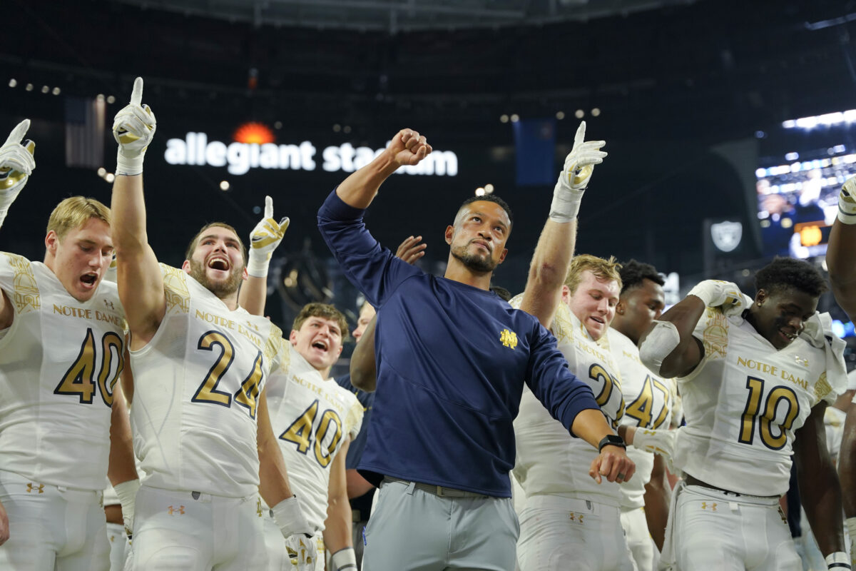 Photos from Notre Dame’s Shamrock Series win over BYU