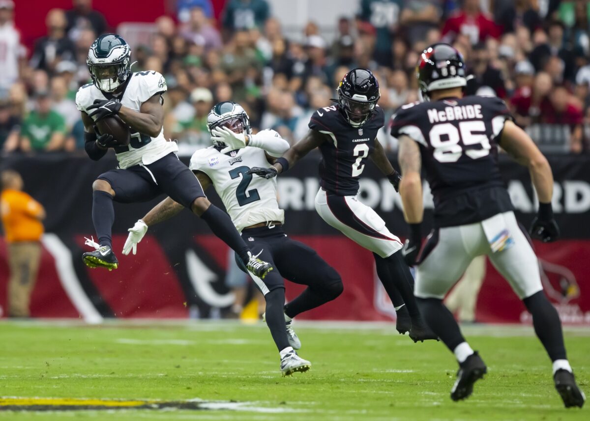 7 takeaways from the first half as Eagles hold a 14-10 lead over the Cardinals