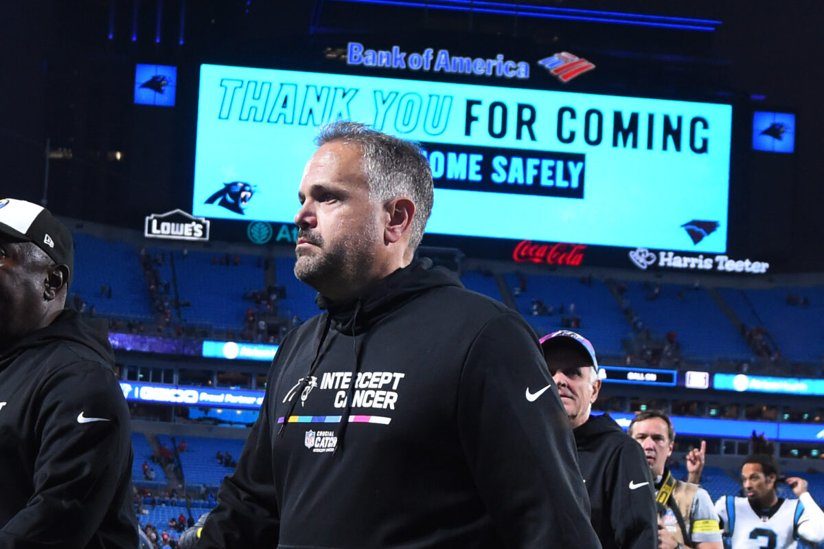 Carolina Panthers fire head coach Matt Rhule