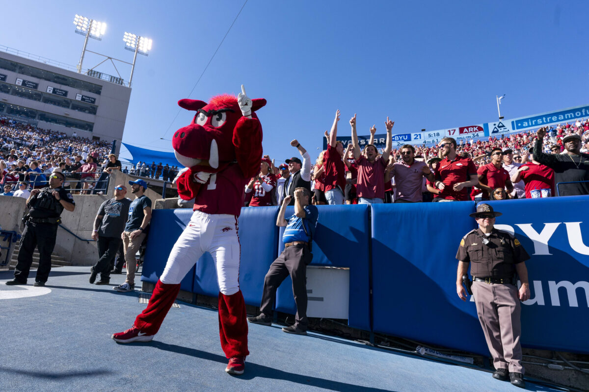 They’re baaaack! Arkansas rumbles over BYU to snap three-game skid