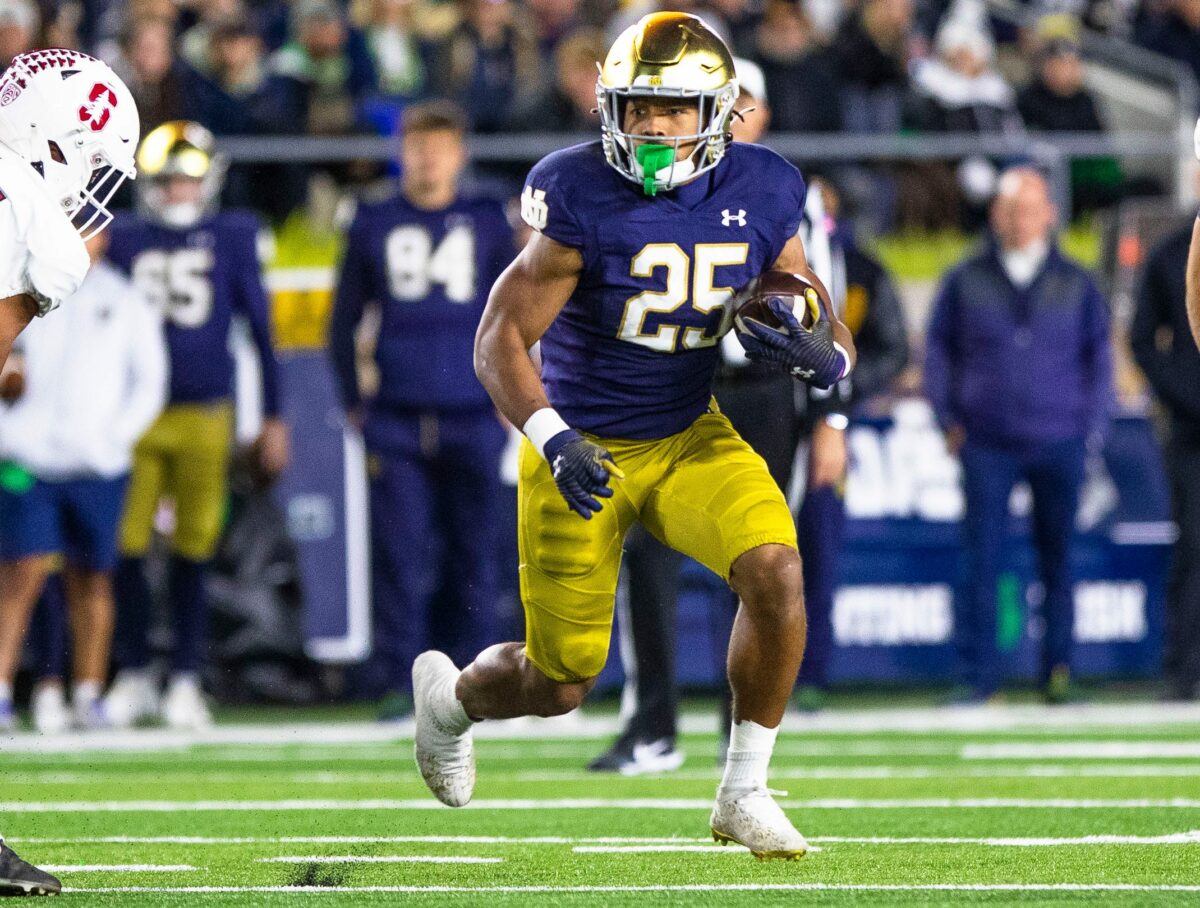 Twitter reacts to Notre Dame’s Chris Tyree’s fourth-quarter touchdown